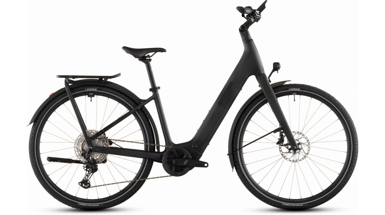 Cube Kathmandu Hybrid C:62 SLX 400 Wh X E-Bike Easy Entry 28" liquidblack´n´bluedust