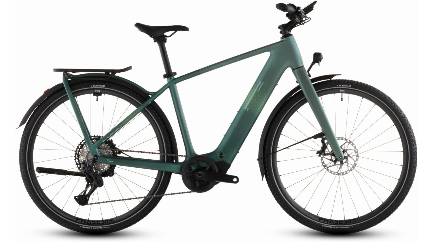 Cube Kathmandu Hybrid C:62 SLT 400 Wh X E-Bike Diamant 28" seafoam´n´chrome