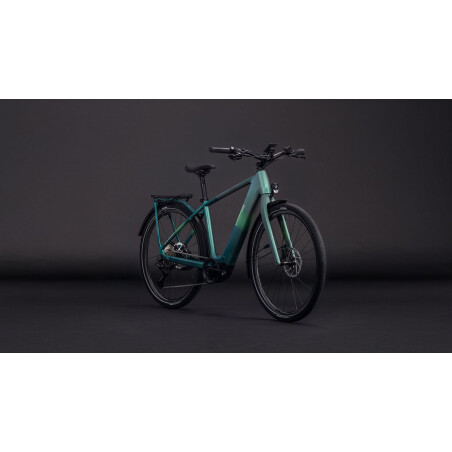 Cube Kathmandu Hybrid C:62 SLT 400 Wh X E-Bike Diamant 28" seafoam&acute;n&acute;chrome