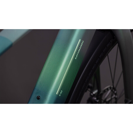 Cube Kathmandu Hybrid C:62 SLT 400 Wh X E-Bike Diamant 28" seafoam&acute;n&acute;chrome