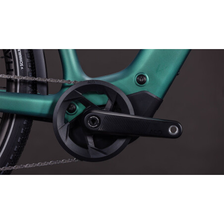 Cube Kathmandu Hybrid C:62 SLT 400 Wh X E-Bike Diamant 28" seafoam&acute;n&acute;chrome