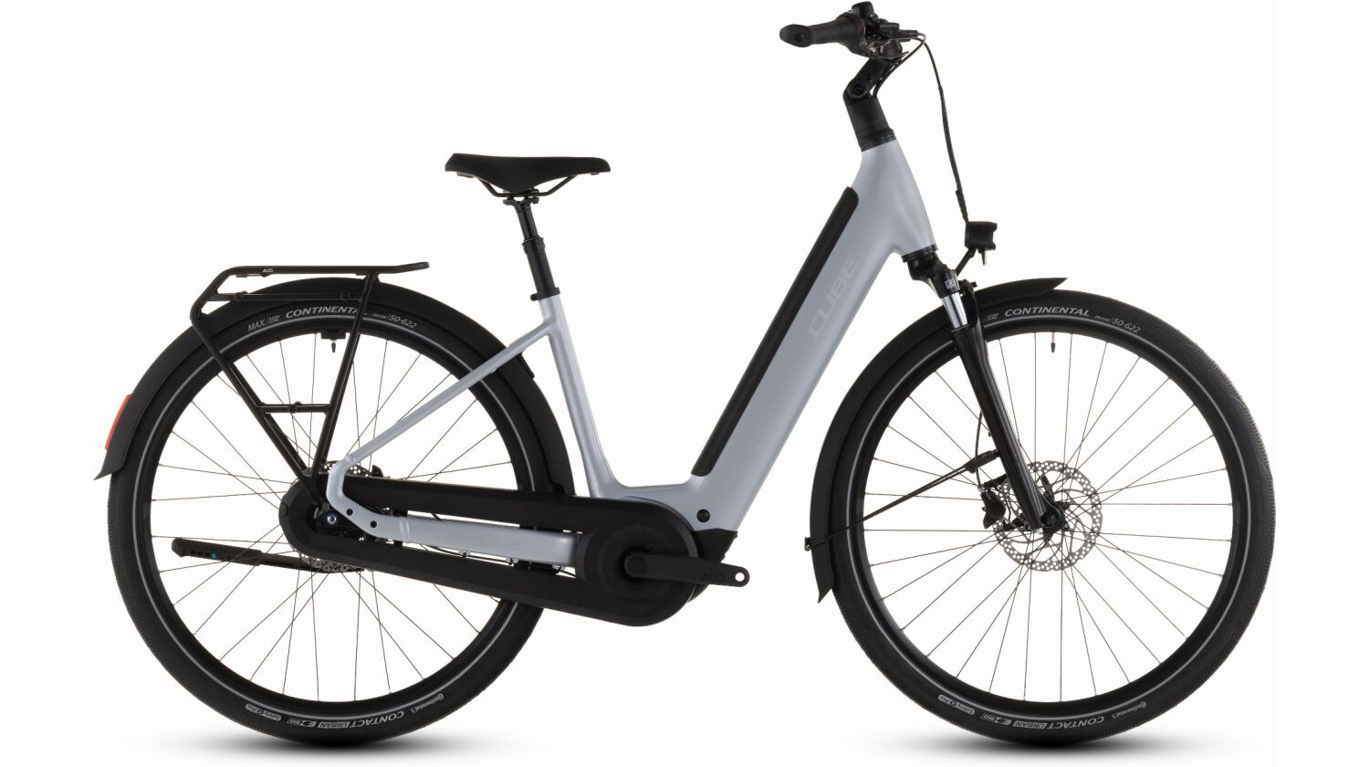 Cube Supreme Hybrid Comfort One 600 Wh E-Bike Easy Entry foggrey´n´reflex