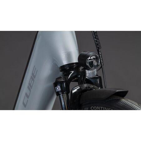 Cube Supreme Hybrid Comfort One 600 Wh E-Bike Easy Entry foggrey&acute;n&acute;reflex