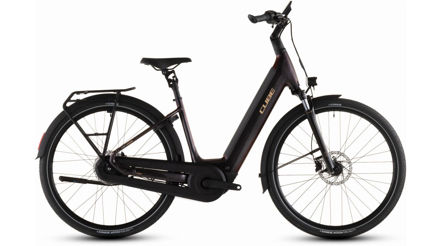 Cube Supreme Hybrid Comfort Pro 600 Wh E-Bike Easy Entry solareclipse´n´gold