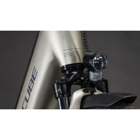 Cube Supreme RT Hybrid Comfort EXC 600 Wh E-Bike Easy Entry champagne&acute;n&acute;grey
