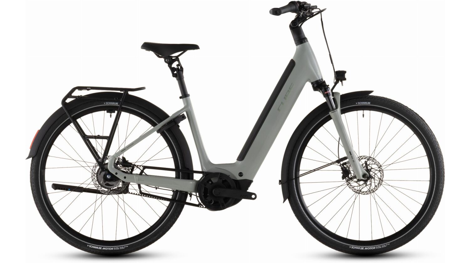 Cube Supreme Hybrid Deluxe One 600 Wh E-Bike Easy Entry ashgreen´n´chrome