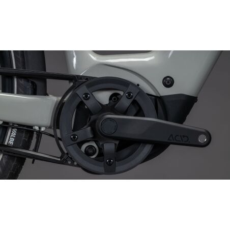 Cube Supreme Hybrid Deluxe One 600 Wh E-Bike Easy Entry ashgreen&acute;n&acute;chrome