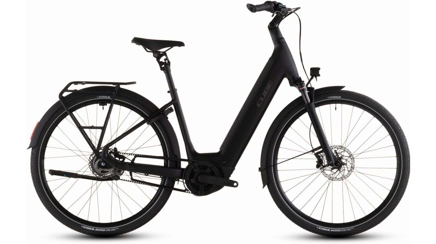 Cube Supreme RT Hybrid Deluxe EX 600 Wh E-Bike Easy Entry black´n´chrome