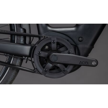 Cube Supreme RT Hybrid Deluxe EX 600 Wh E-Bike Easy Entry black&acute;n&acute;chrome