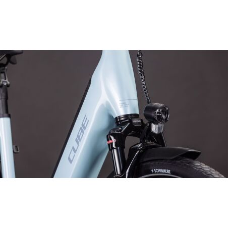 Cube Supreme RT Hybrid Deluxe EX 600 Wh E-Bike Easy Entry airygreen&acute;n&acute;prism