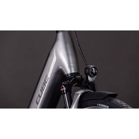 Cube Supreme Hybrid Deluxe Deluxe Pro 600 Wh E-Bike Easy Entry quicksilver&acute;n&acute;grey