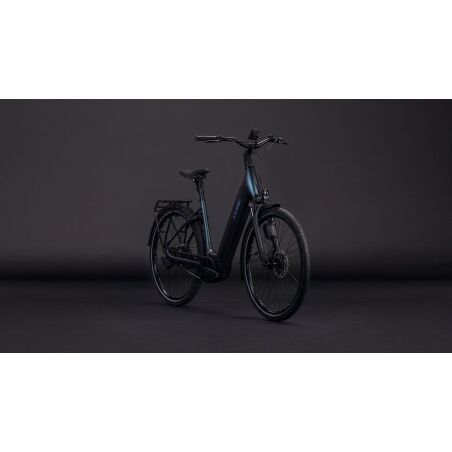 Cube Supreme Hybrid Deluxe SLT ABS 600 Wh E-Bike Easy Entry metalblue&acute;n&acute;reflex