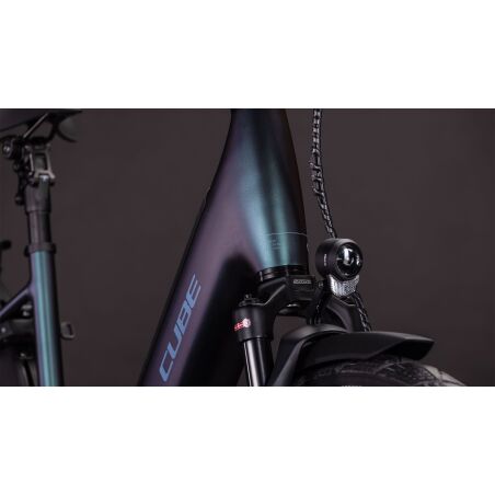 Cube Supreme Hybrid Deluxe SLT ABS 600 Wh E-Bike Easy Entry metalblue&acute;n&acute;reflex