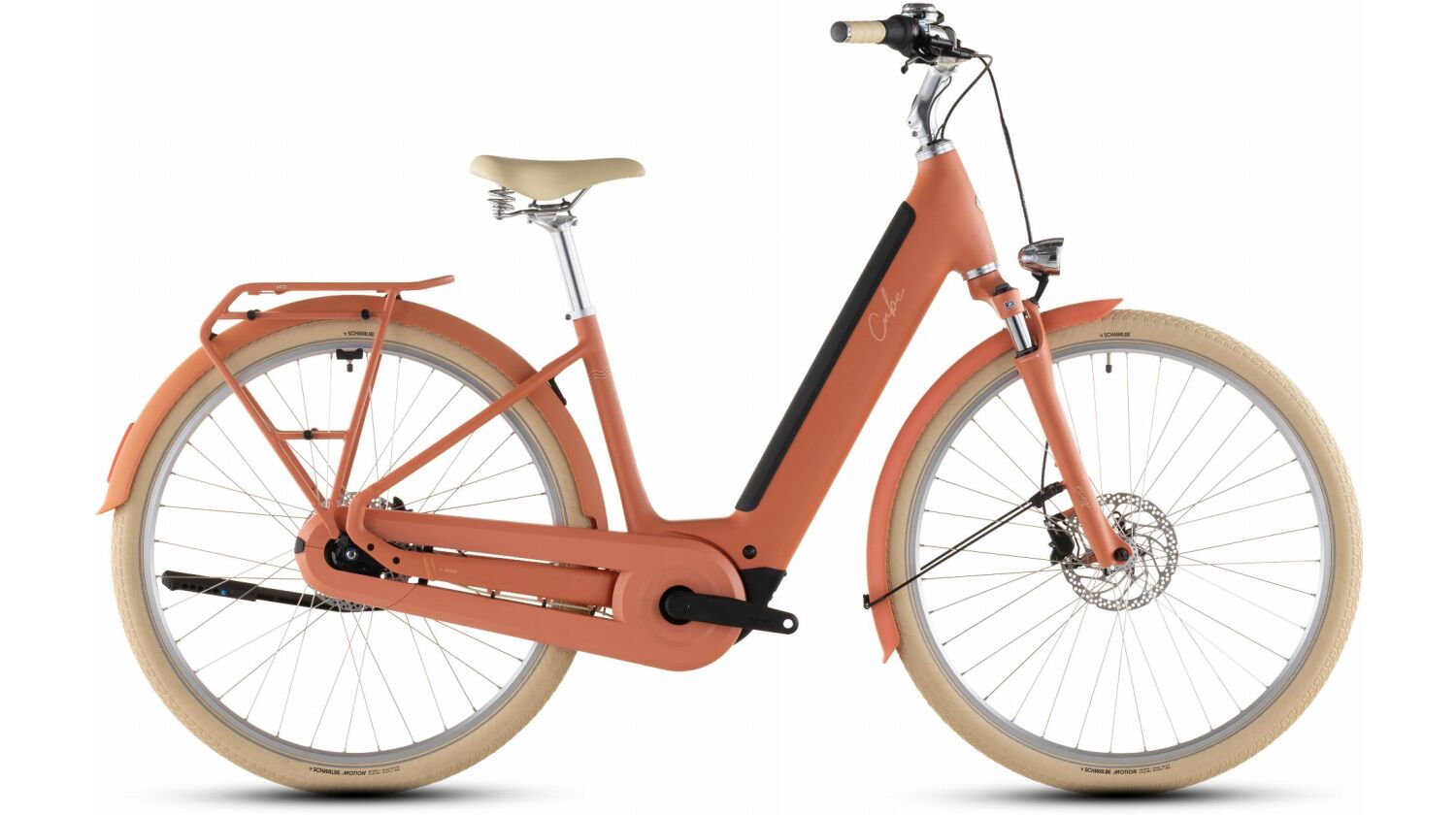 Cube Aruba Hybrid 600 Wh E-Bike Easy Entry papaya´n´creme