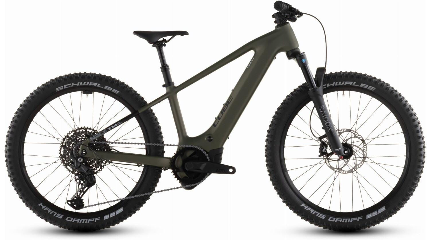 Cube Acid 240 Hybrid Rookie SLX 400 Wh X E-Bike Kinderrad Diamant 24" reedgreen´n´matrix one size