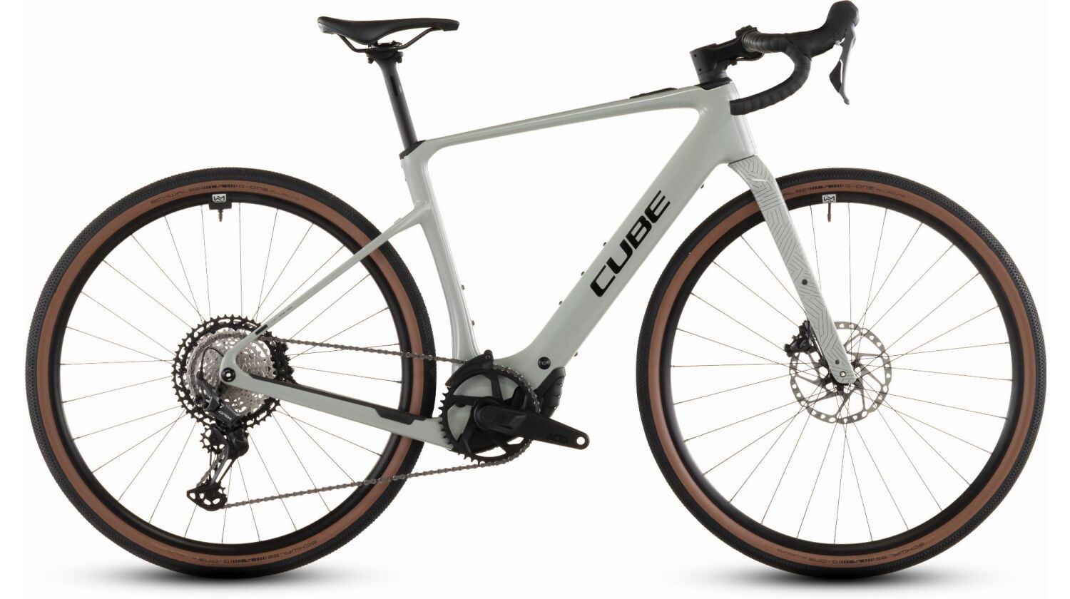 Cube Nuroad Hybrid C:62 Race 400 Wh X E-Gravel Rad Diamant 28" reedbeige´n´black