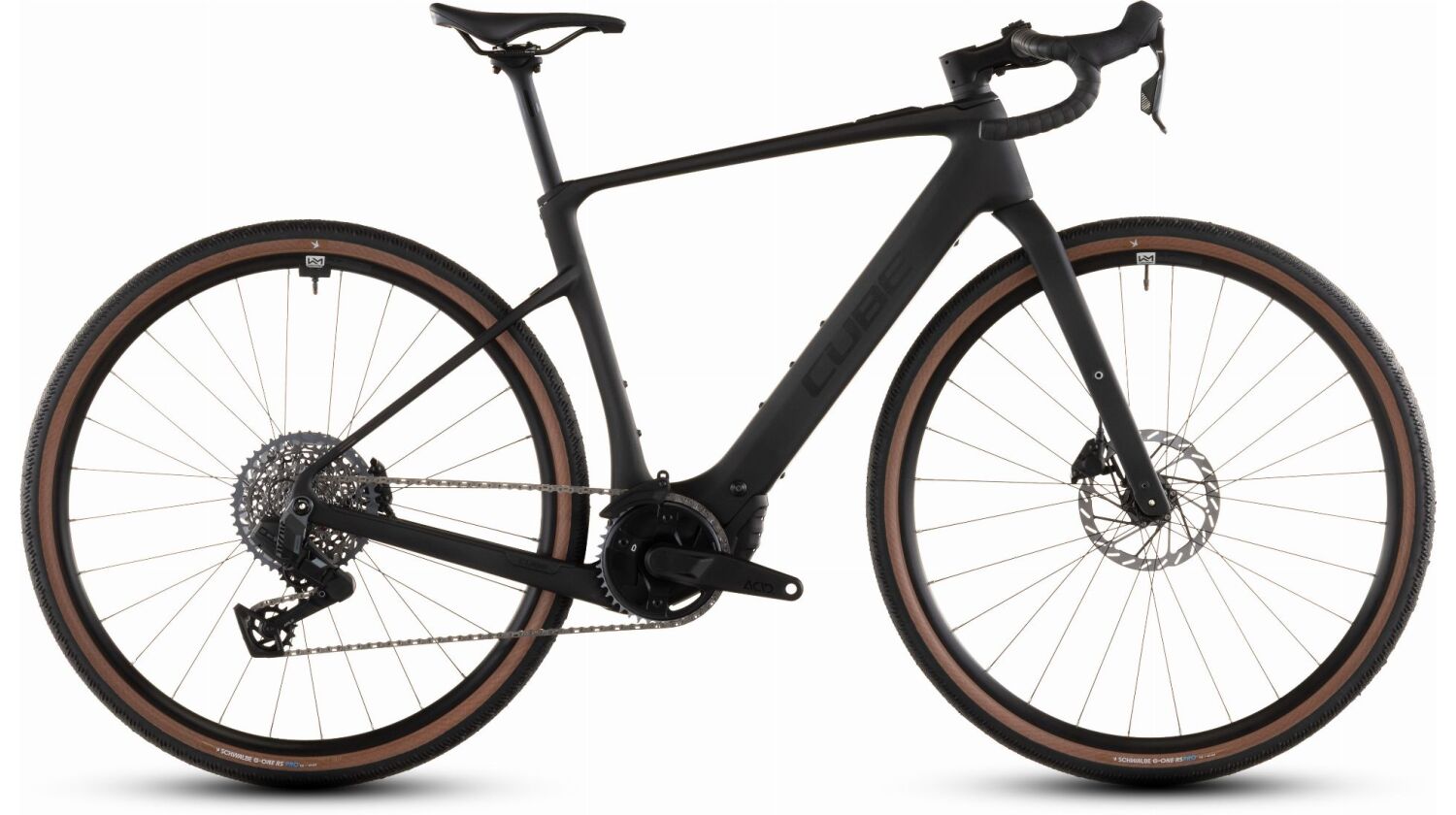 Cube Nuroad Hybrid C:62 EXC 400 Wh X E-Gravel Rad Diamant 28" blackline