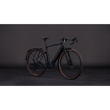 Cube Nuroad Hybrid C:62 EXC FE 400 Wh X E-Gravel Rad Diamant 28&quot; blackline