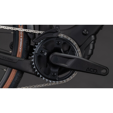 Cube Nuroad Hybrid C:62 EXC FE 400 Wh X E-Gravel Rad Diamant 28&quot; blackline