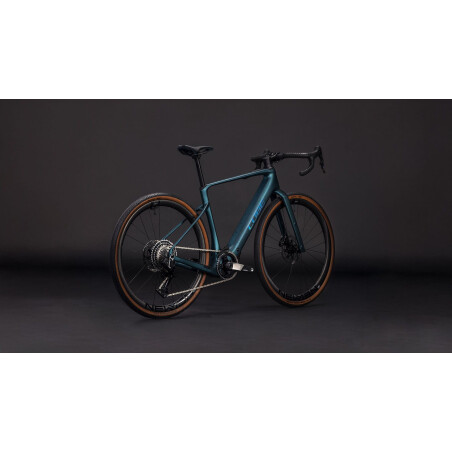 Cube Nuroad Hybrid C:62 SLT 400 Wh X E-Gravel Rad Diamant 28&quot; royalgreen&acute;n&acute;crisscross