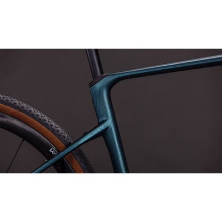 Cube Nuroad Hybrid C:62 SLT 400 Wh X E-Gravel Rad Diamant 28&quot; royalgreen&acute;n&acute;crisscross