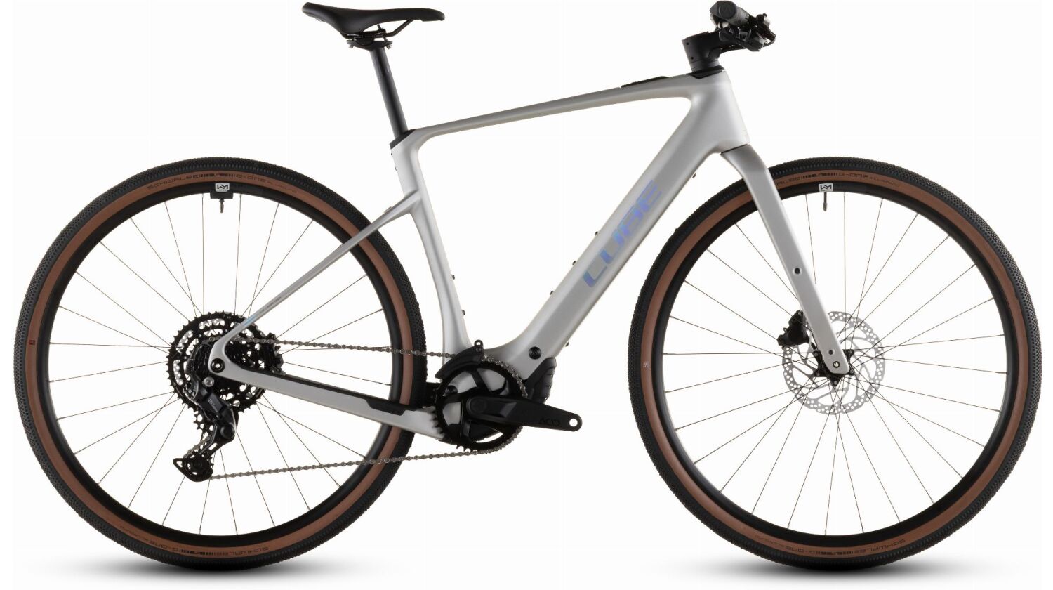 Cube Nulane Hybrid C:62 Race 400 Wh X E-Gravel Rad Diamant 28" sleekgrey´n´prism