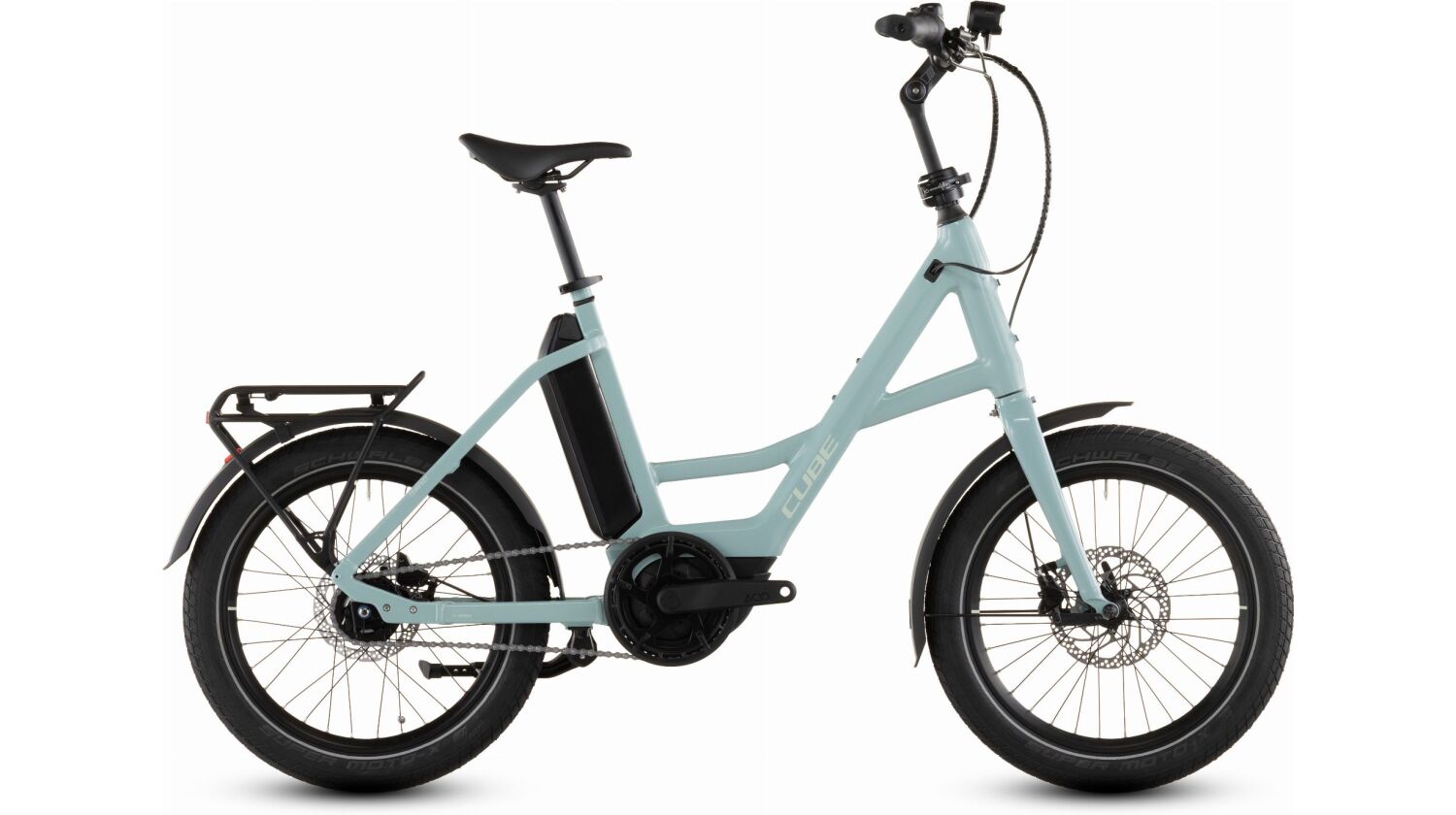 Cube Compact Hybrid Comfort 545 Wh E-Kompaktrad 20" skylightblue´n´blue one size