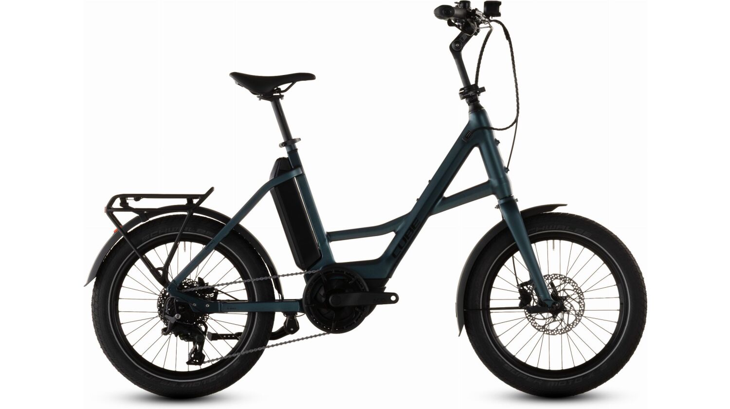 Cube Compact Hybrid 545 Wh E-Kompaktrad 20" royalgreen´n´black one size