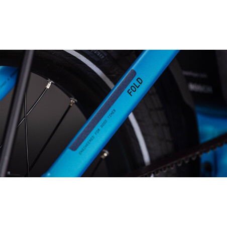 Cube Fold Hybrid Comfort 545 Wh E-Klapprad 20&quot; azure&acute;n&acute;reflex one size