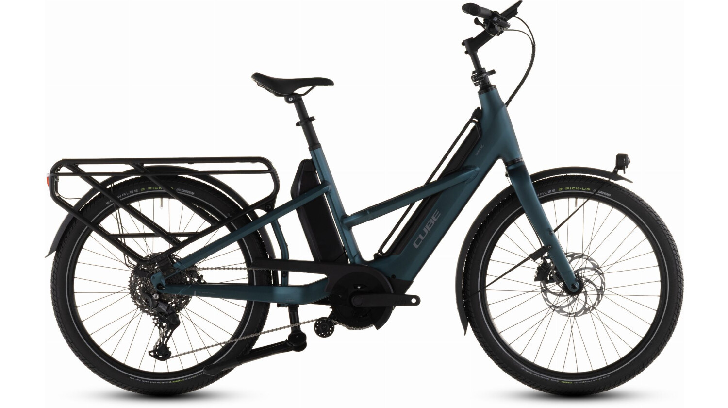 Cube Longtail Hybrid 800 Wh E-Lastenrad 26" royalgreen´n´black one size