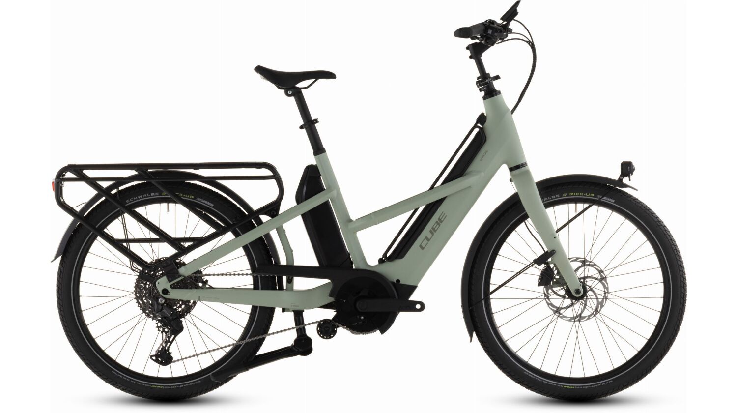 Cube Longtail Hybrid 800 Wh E-Lastenrad 26" pea´n´reflex one size