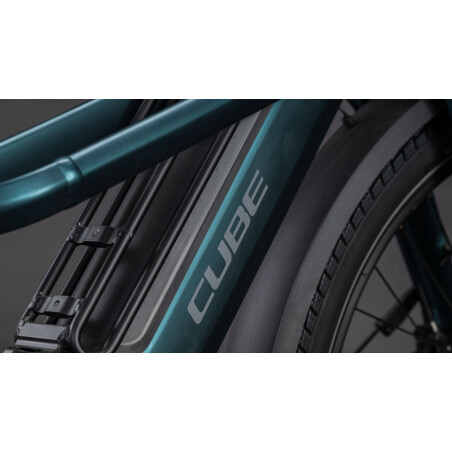 Cube Longtail Hybrid Family 800 Wh E-Lastenrad 26" royalgreen&acute;n&acute;black one size