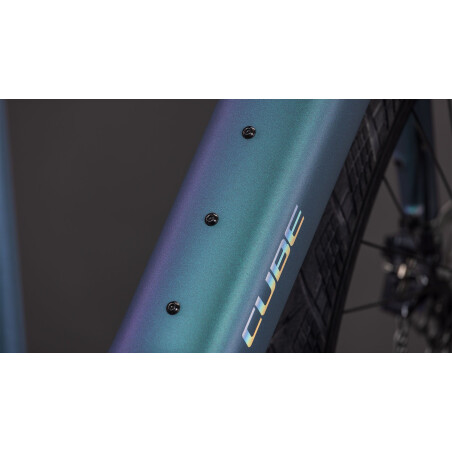 Cube Editor Hybrid SLT 400 Wh X E-Bike Diamant 28" smaragdgrey&acute;n&acute;prism