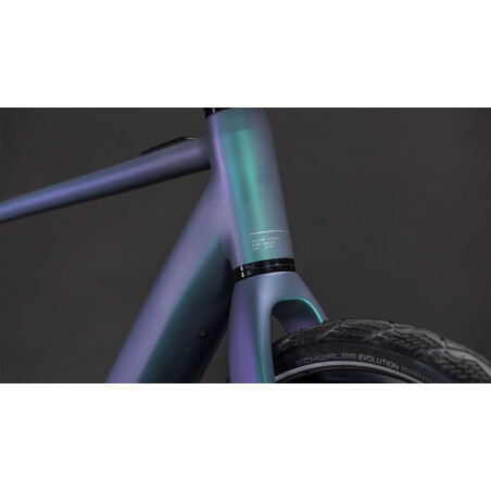 Cube Editor Hybrid SLT 400 Wh X E-Bike Diamant 28" smaragdgrey&acute;n&acute;prism