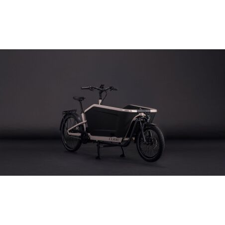 Cube Cargo Hybrid Comfort Pro 800 Wh E-Lastenrad 26"/20" oatgrey&acute;n&acute;reflex one size