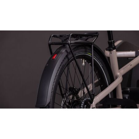 Cube Cargo Hybrid Comfort Pro 800 Wh E-Lastenrad 26"/20" oatgrey&acute;n&acute;reflex one size