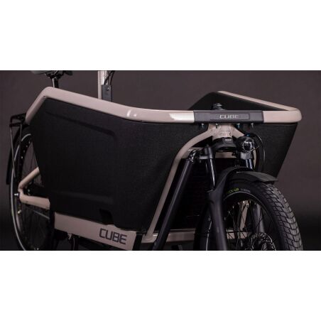 Cube Cargo Hybrid Comfort Pro 800 Wh E-Lastenrad 26"/20" oatgrey&acute;n&acute;reflex one size