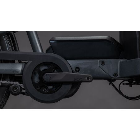 Cube Cargo Hybrid SLX 800 Wh E-Lastenrad 26"/20" stonegrit&acute;n&acute;black one size