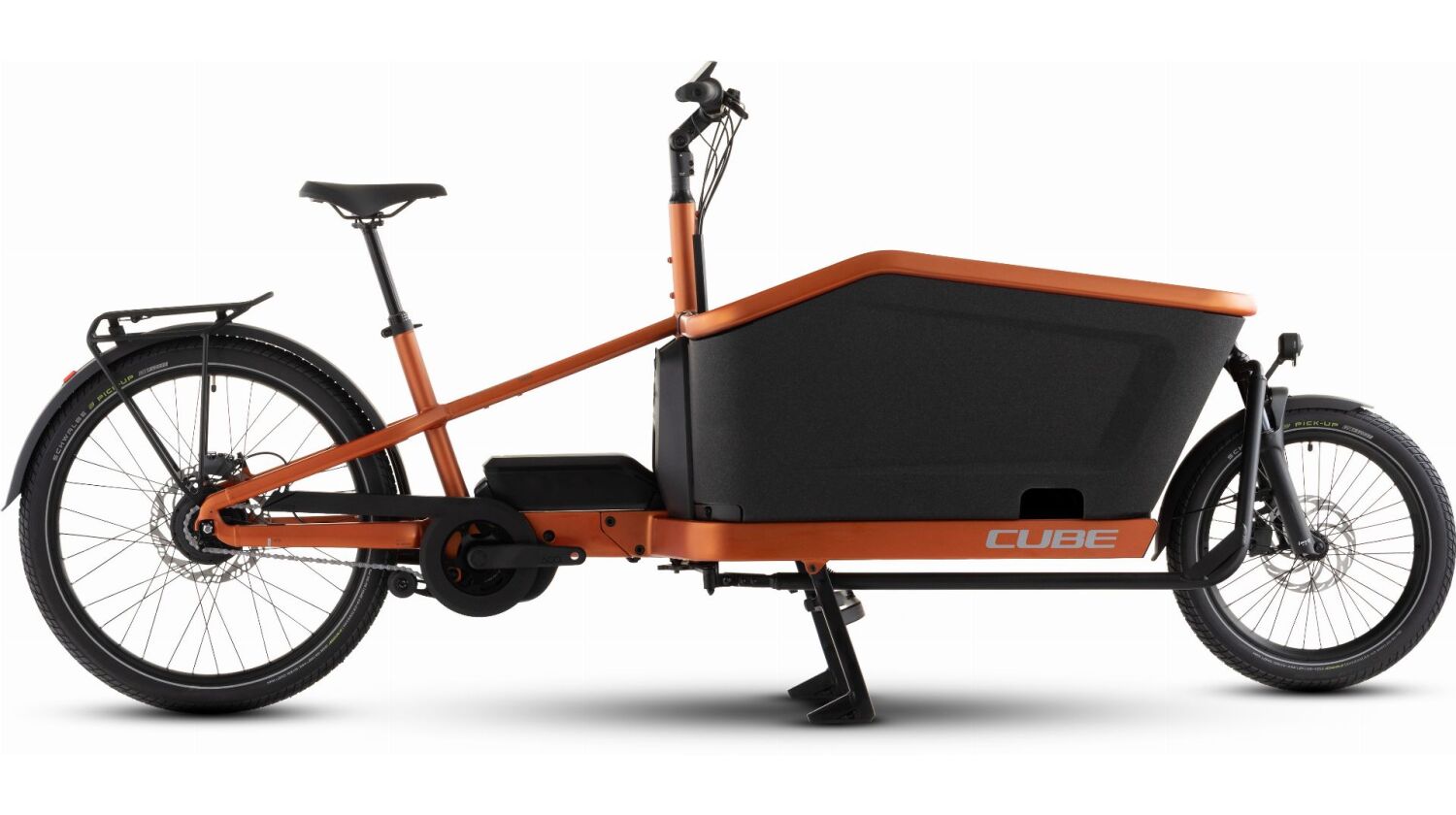 Cube Cargo Hybrid SLX 800 Wh E-Lastenrad 26"/20" rustorange´n´reflex one size