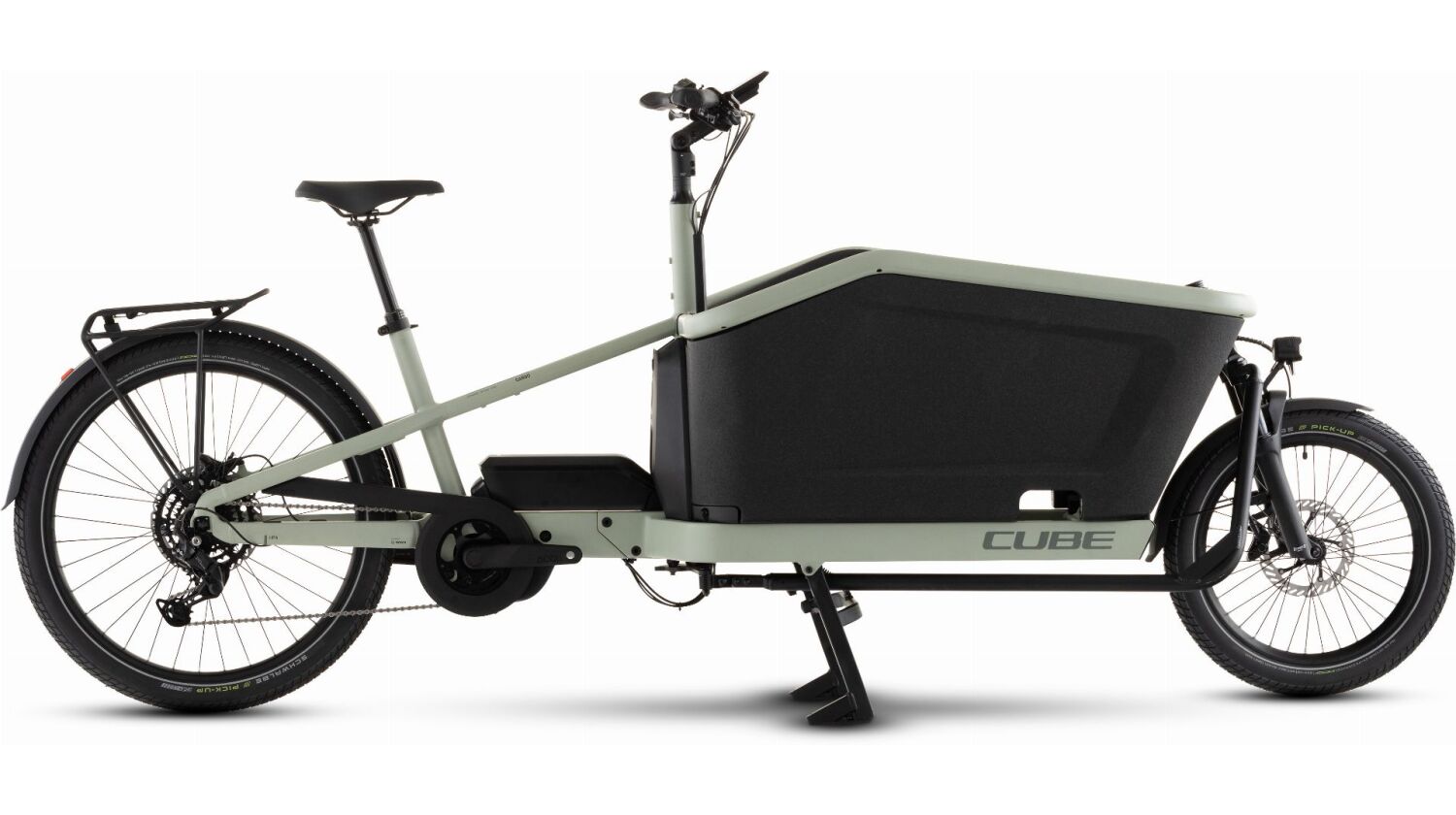 Cube Cargo Hybrid 800 Wh E-Lastenrad 26"/20" pea´n´reflex one size