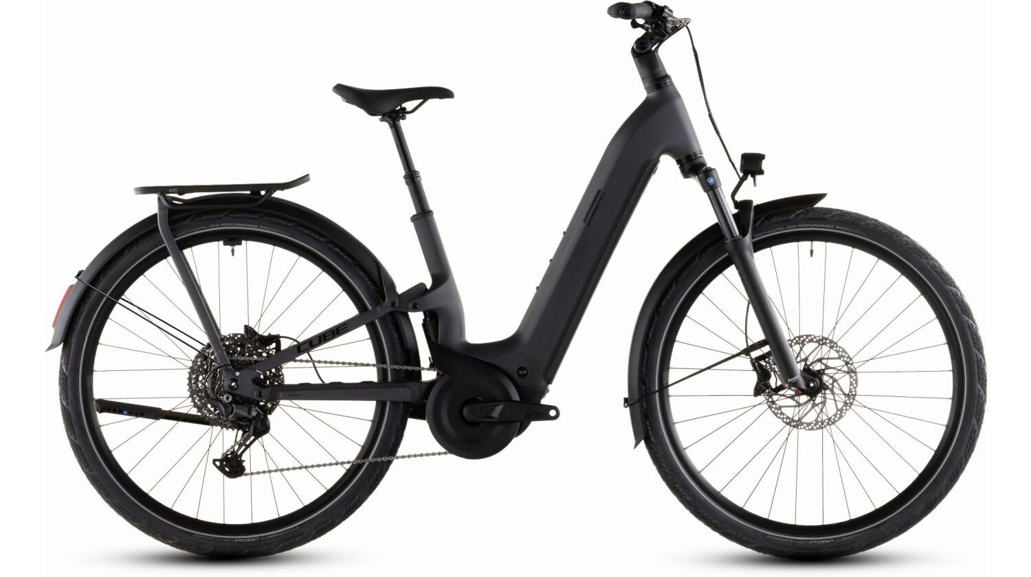 Cube Kathmandu Hybrid One11 HPC Pro 800 Wh E-Bike Easy Entry 28" slapgrey´n´black