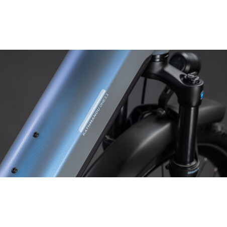 Cube Kathmandu Hybrid One11 HPC Pro 800 Wh E-Bike Easy Entry 28" hazeblue&acute;n&acute;blue