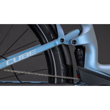 Cube Kathmandu Hybrid One11 HPC Pro 800 Wh E-Bike Easy Entry 28" hazeblue&acute;n&acute;blue