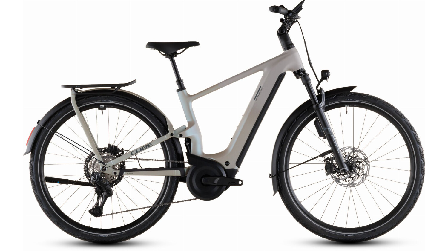 Cube Kathmandu Hybrid One11 HPC SLT 800 Wh E-Bike Diamant 28" glintsand´n´oatgrey