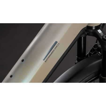 Cube Kathmandu Hybrid One11 HPC SLT 800 Wh E-Bike Easy Entry 28" glintsand&acute;n&acute;oatgrey