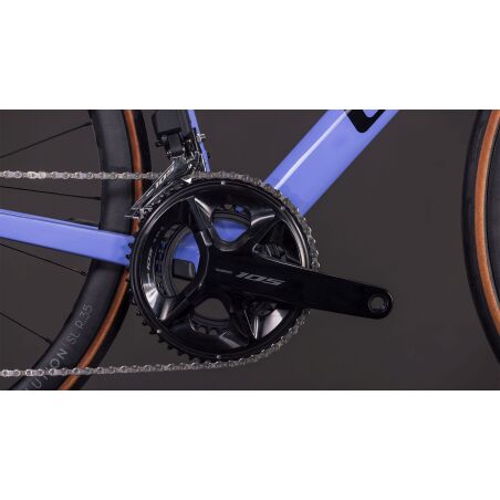Cube Attain C:62 SLX Rennrad Diamant 28" lucidlilac&acute;n&acute;black