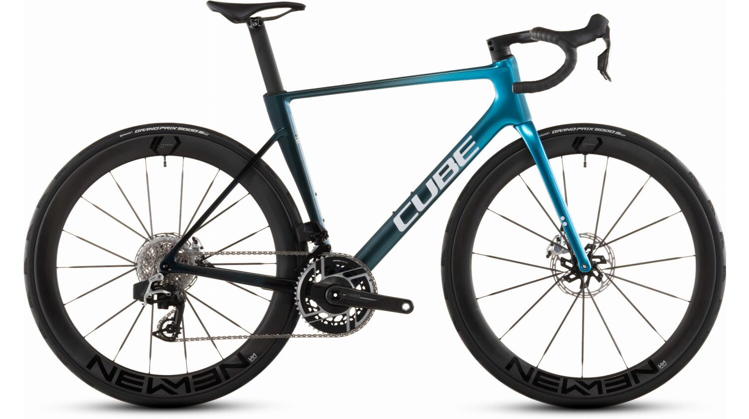 Cube Litening Air C:68X SLX Rennrad Diamant 28" chromeblue´n´ liquidblue