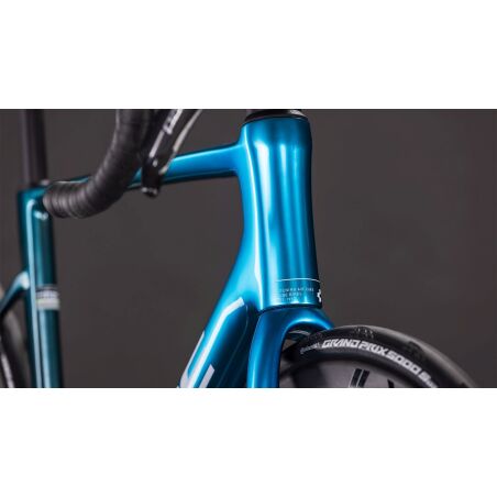 Cube Litening Air C:68X SLX Rennrad Diamant 28" chromeblue&acute;n&acute; liquidblue