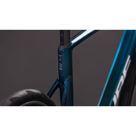 Cube Litening Air C:68X SLX Rennrad Diamant 28" chromeblue&acute;n&acute; liquidblue
