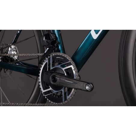 Cube Litening Air C:68X SLX Rennrad Diamant 28" chromeblue&acute;n&acute; liquidblue
